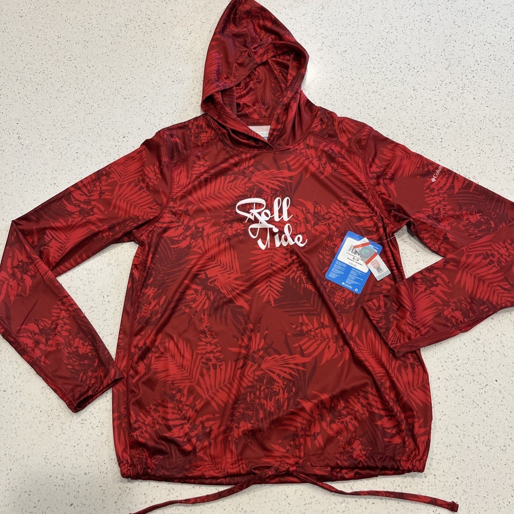 Columbia Women's CLG Summerdry Lightweight Printed Hoodie, Alabama, Small, New